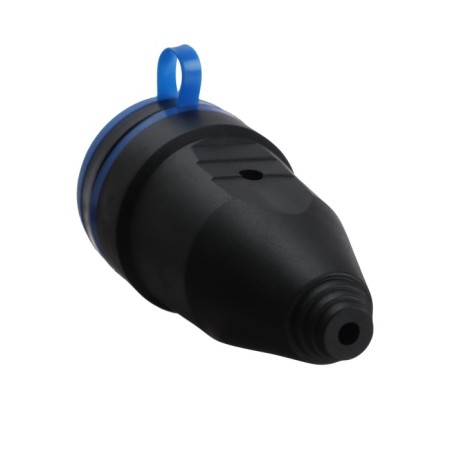 A portable socket with a protective lid, with salary, 220 V, rubber, black-2