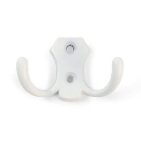 Hook furniture tundra TKD007, two -rod, white color-3