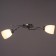 Jil chandelier 2x60W E27 chrome 54x25x22cm