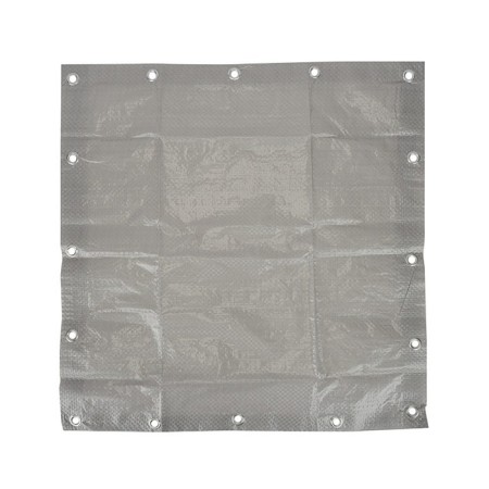 Protective tent, 3 × 4 m, density 60 g/m², steps step 1 m, polypropylene, waterproof, gray