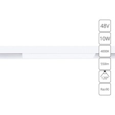 Магнитный трековый светильник Arte Lamp Linea A4662PL-1WH, LED, 10 Вт, 2.2х30.5х4.3 см, 550 Лм, белый