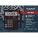 The calculator is a desktop medium, 12-bit, Skainer SK-500, 2 power, 2 memory, 123 x 171 x 31 mm, black