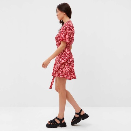 Women's dress Mist Flower, Red, R.48-4