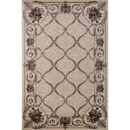 Rectangular carpet Merinos colizey, size 250x350 cm, color Cream