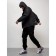 Sports male jacket, size 52, black color