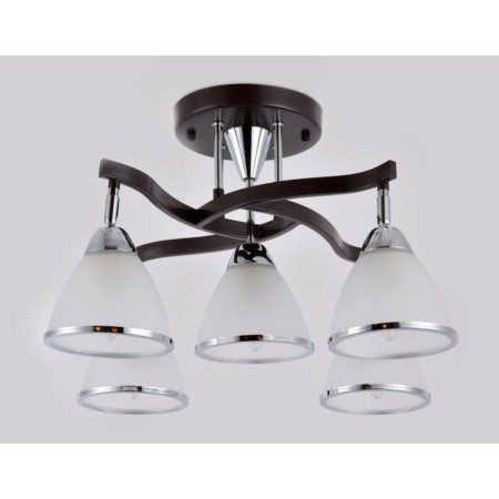Ambrella Light Traditional, 5x40W E27, Coffee color, Chrome-1