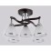 Ambrella Light Traditional, 5x40W E27, Coffee color, Chrome