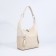Bag-mech "Golden Rain" on lightning, 3 outer pockets, long belt, beige color