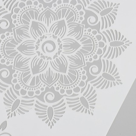 Plastic stencil "Mandala" 21x29.7 cm-2