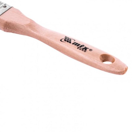 Brush flat MTX 83050, "euro", natural bristles, wooden pen, 3/4 "-2