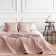Cover with pillowcases "Hugo", size 230x250 cm, powder color