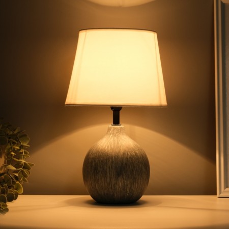 Table lamp "Thesis" 1x40W E14 gray 20x20x32cm-1