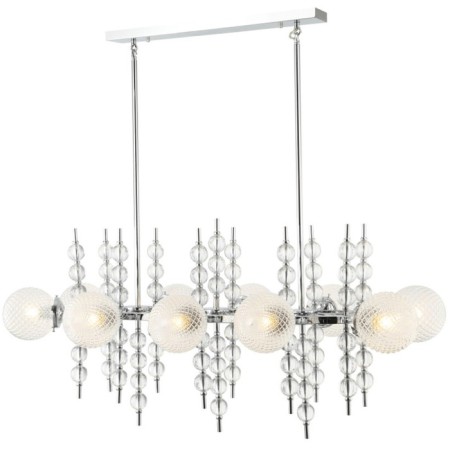 Cel and Queenly 10xe27 40w, size 117x63x75.5-109.5 cm, color chromium