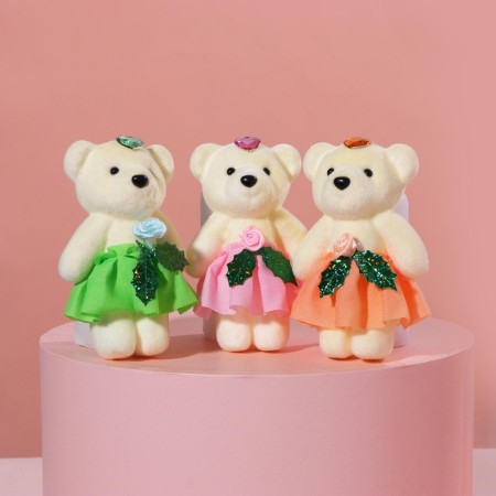 Foam toy "Bear with Flower", Mix Colors-3