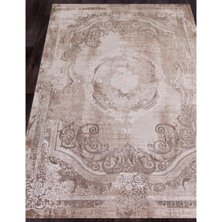 Rectangular carpet Karmen Hali Armina, size 80x150 cm, color Brown/Brown-1