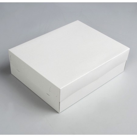 Packaging for 12 cupcakes, white, 32.5 x 25.5 x 10 cm