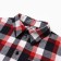 A shirt for a boy in a cage KAFTAN, p. 32 (110-116 cm), red