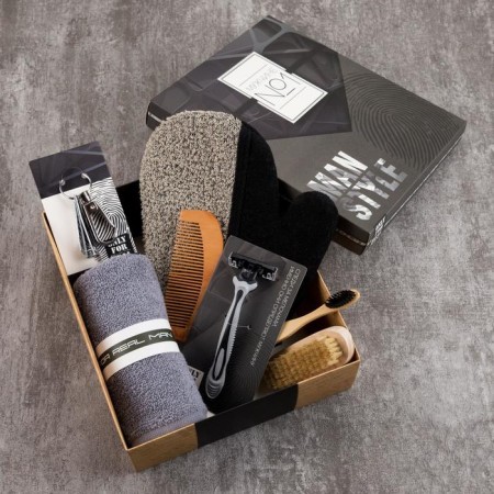 Gift set "man No. 1" towel and accessories