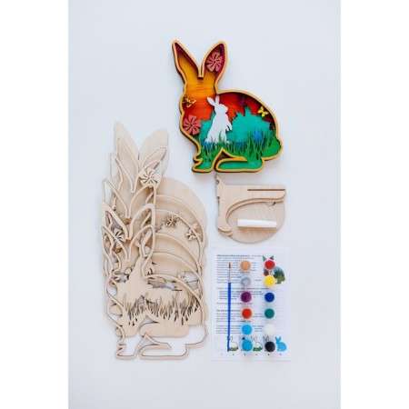 3D coloring "Rabbit"-1