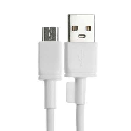 BYZ BC -041 cable, micro USB - USB, 3 A, 1 m, silicone, white-1