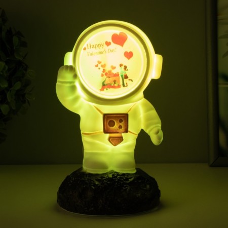 Night Cosmonaut LED USB mix 7.5x7.5x17.5 cm Risalux-7