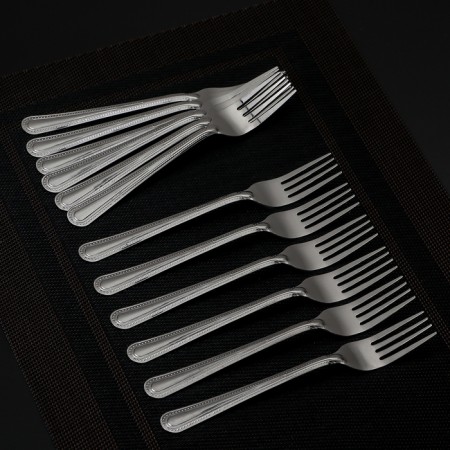 A set of Vanessa's tables "Vanessa", h = 19.5 cm, 12 pcs, silver color