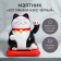 Plastic pendulum from the solar battery "Cat Mani-Neko" black 9.5x10x9.5 cm