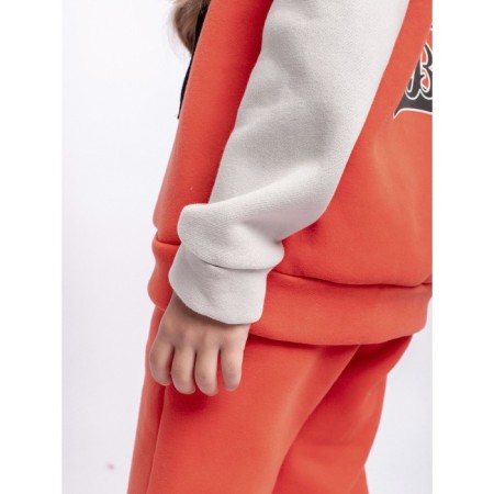Set: Huds and Pants "College", height 110 cm, color orange color-8