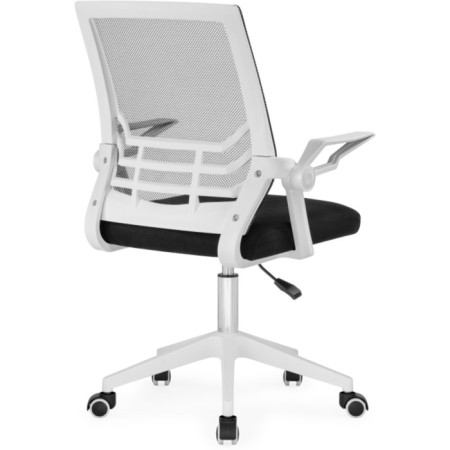 Computer chair Arrow fabric, white/black 62x62x96 cm-5