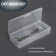 Organizer for storage, with a lid, 18.5 × 7 × 3.5 cm, the color is transparent