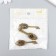 Decor for creativity Metal "Key with a crown" set of 5 pcs of bronze 1.6x5.7 cm
