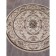 Round Merinos Colzey Carpet, size 200x200 cm, Cream color
