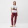 Kit (T-shirt, trousers) Homemade female, white/red cage, river 52