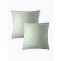 A set of pillowcases "Ethel" 70x70 cm - 2 pcs, green, 100% cotton, maco -satin