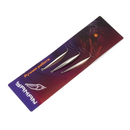Vertical spin "Yaman" arrow, size 40 mm, 2.7 g, color nickel-4