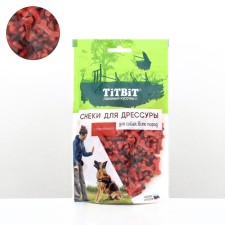 Titbit delicacy with the taste of veal for training dogs of all breeds, 100 g