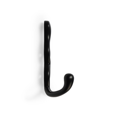 Furniture hook Cappio pigtail, two -rod, black color-3