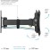 Kromax Corbel-2 Black 10 "-32" Max.25kg Nastya Turn and Top 107047