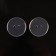 A set of buttons, 2 punctures, d = 25 mm, 10 pcs, in a blister, the color is transparent