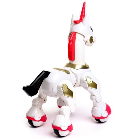 Robot "Musical Unicorn", with remote control, Russian voiceing, pink color-2