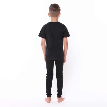 Thermal underwear for a boy (pants), black color, height 122 cm-3