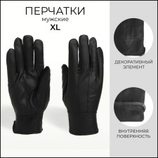 Male gloves, size XL, with insulation, black color
