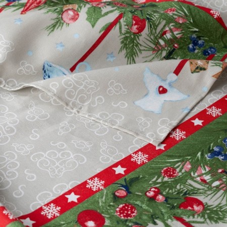 New Year. Tables of winter miracles (12C23) 145x145cm, morned 170g/m, HL100%-12