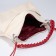 Bag-bag, lightning department, 3 outer pockets, long belt, beige/red color
