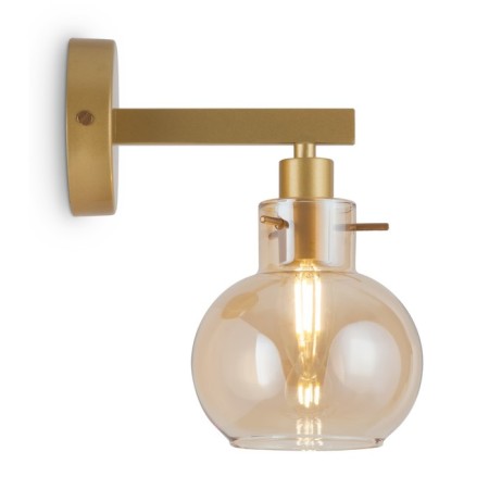 Wall lamp 60W, 1HE14, 24.5x19 cm, gold-1