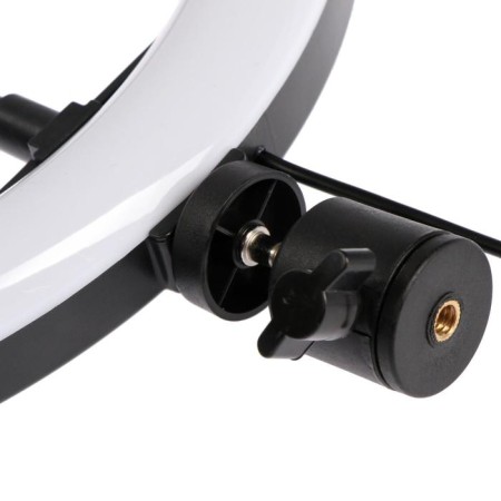 LED ring lamp on a tripod Luazon SNP098, 10 "(26 cm), 20 watts, tripod 27-85 cm-6