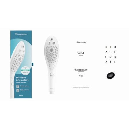 Shower noman Woman wave white-2