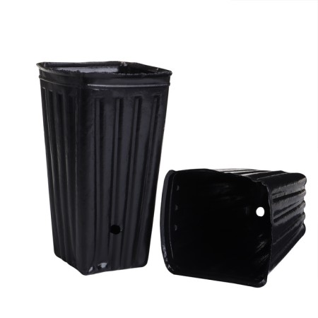 Pot for seedlings, re, 1.5 l, d = 10 x 10 x 20 cm, (packaging 5 pcs.) Greengo