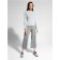Female jumper with flared sleeves Contse Elegant, size XS, color Moon Grey