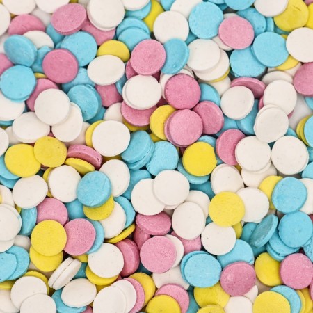 Sprinking confectionery "confetti": yellow, blue, pink, white ", 20 g-3